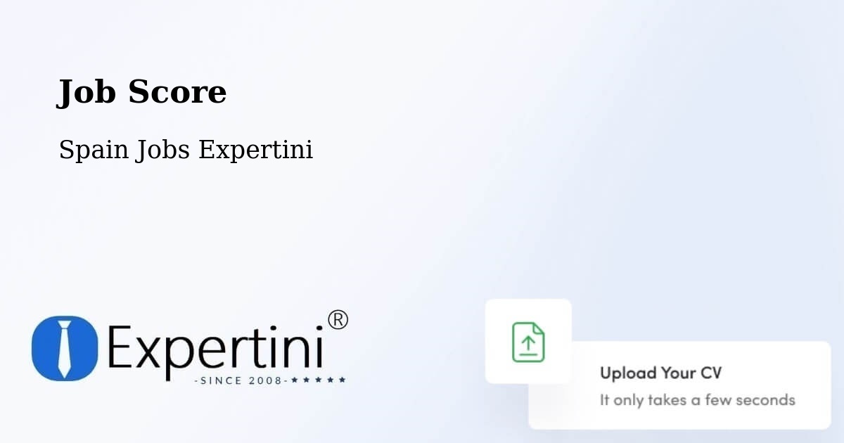 Job Score & Job Description Score Tool – Yebes - Spain Jobs Expertini